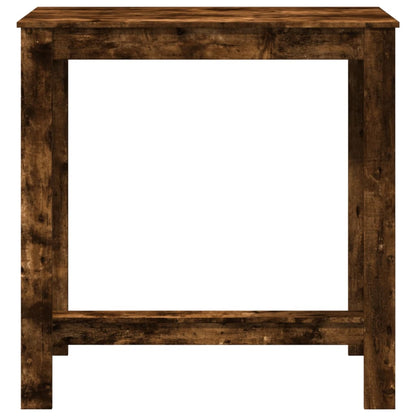 Bar Table Smoked Oak 102x50x103,5 cm Engineered Wood