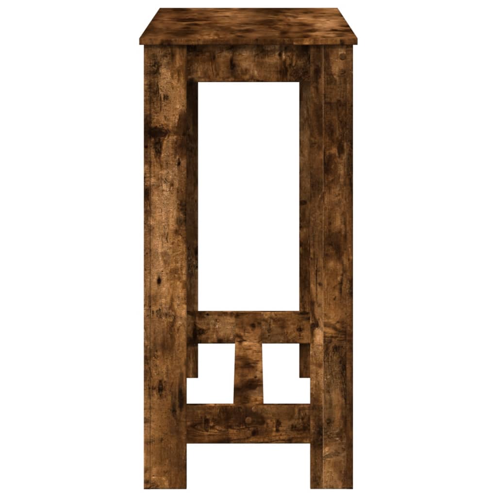 Bar Table Smoked Oak 102x50x103,5 cm Engineered Wood