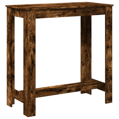 Bar Table Smoked Oak 102x50x103,5 cm Engineered Wood