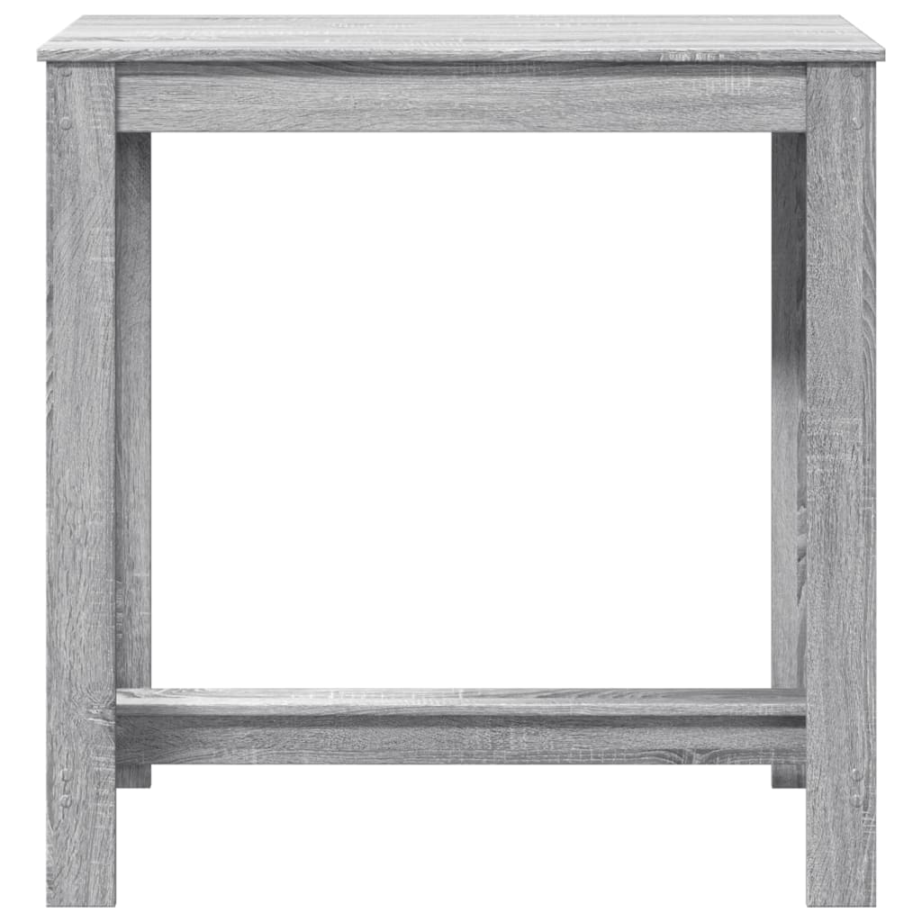 Bar Table Grey Sonoma 102x50x103,5 cm Engineered Wood