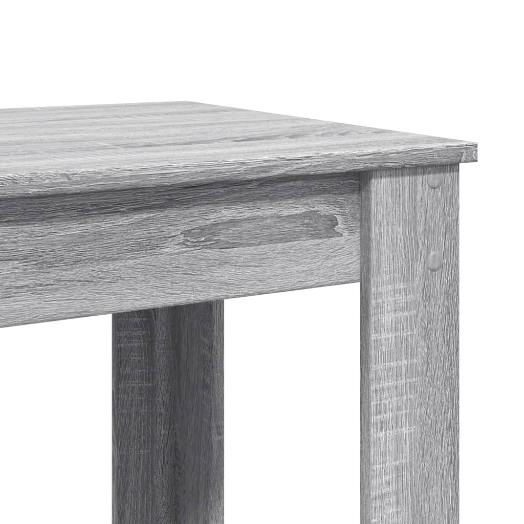 Bar Table Grey Sonoma 102x50x103,5 cm Engineered Wood