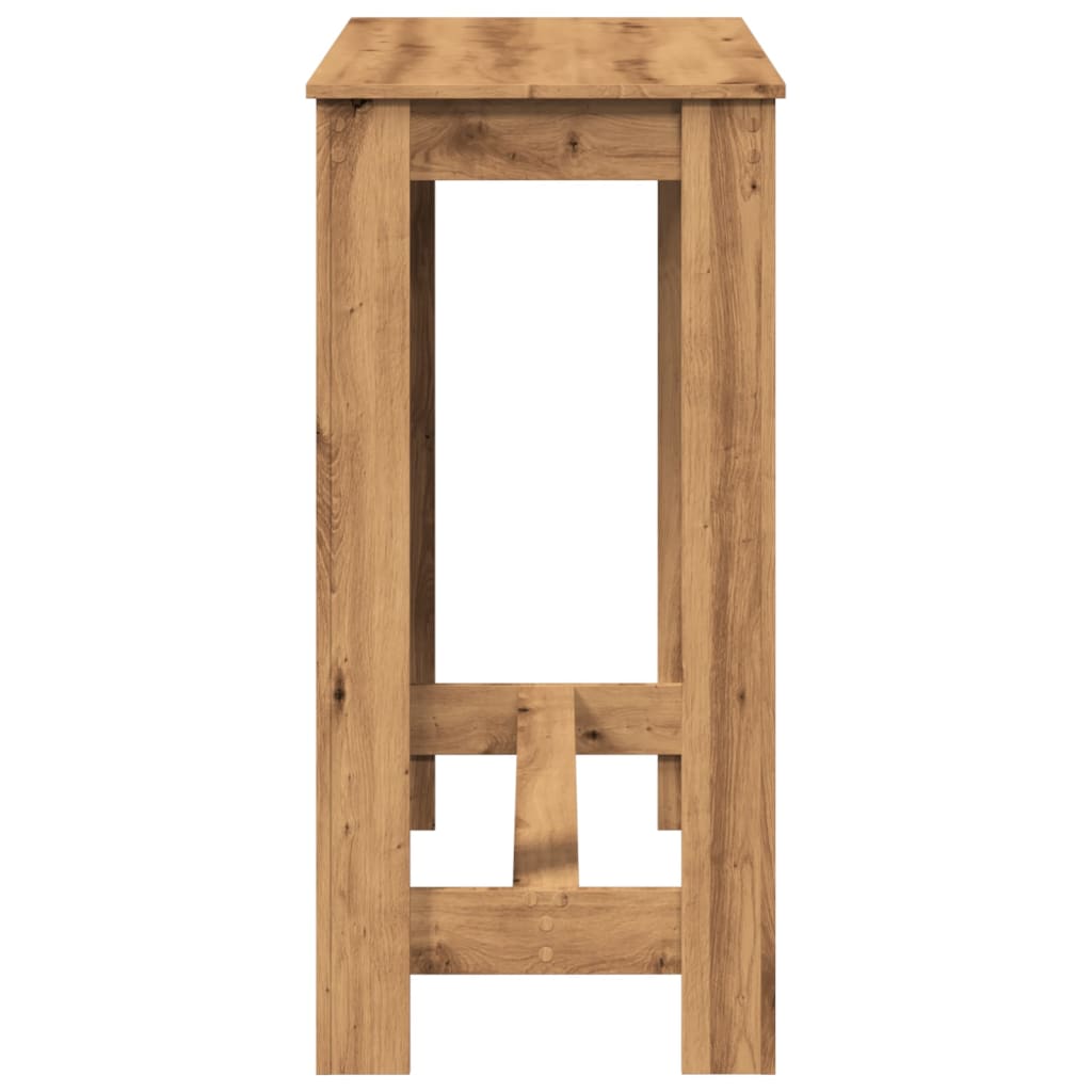 Bar Table Artisan Oak 102x50x103,5 cm Engineered Wood