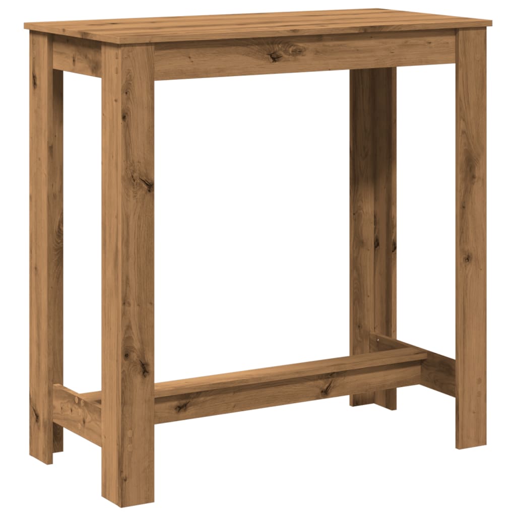 Bar Table Artisan Oak 102x50x103,5 cm Engineered Wood