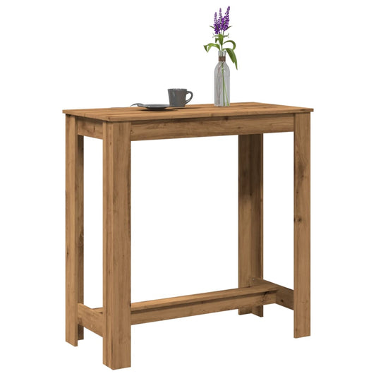 Bar Table Artisan Oak 102x50x103,5 cm Engineered Wood