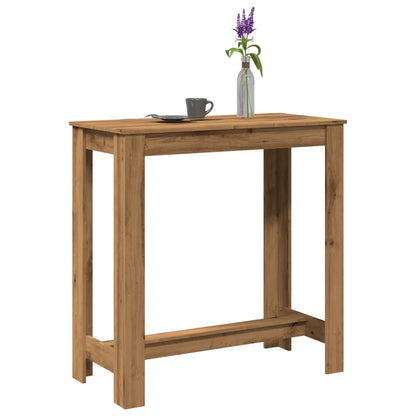 Bar Table Artisan Oak 102x50x103,5 cm Engineered Wood