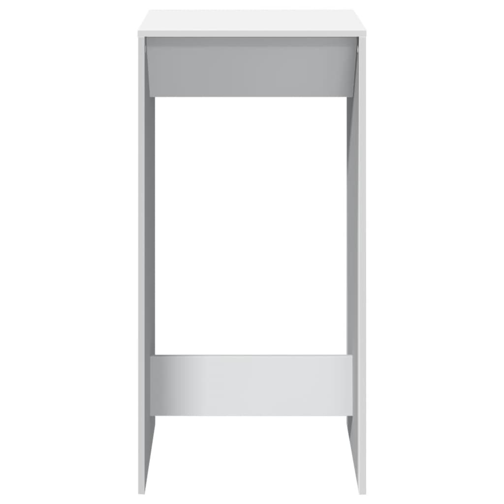 Bar Table White 51x50x103,5 cm Engineered Wood