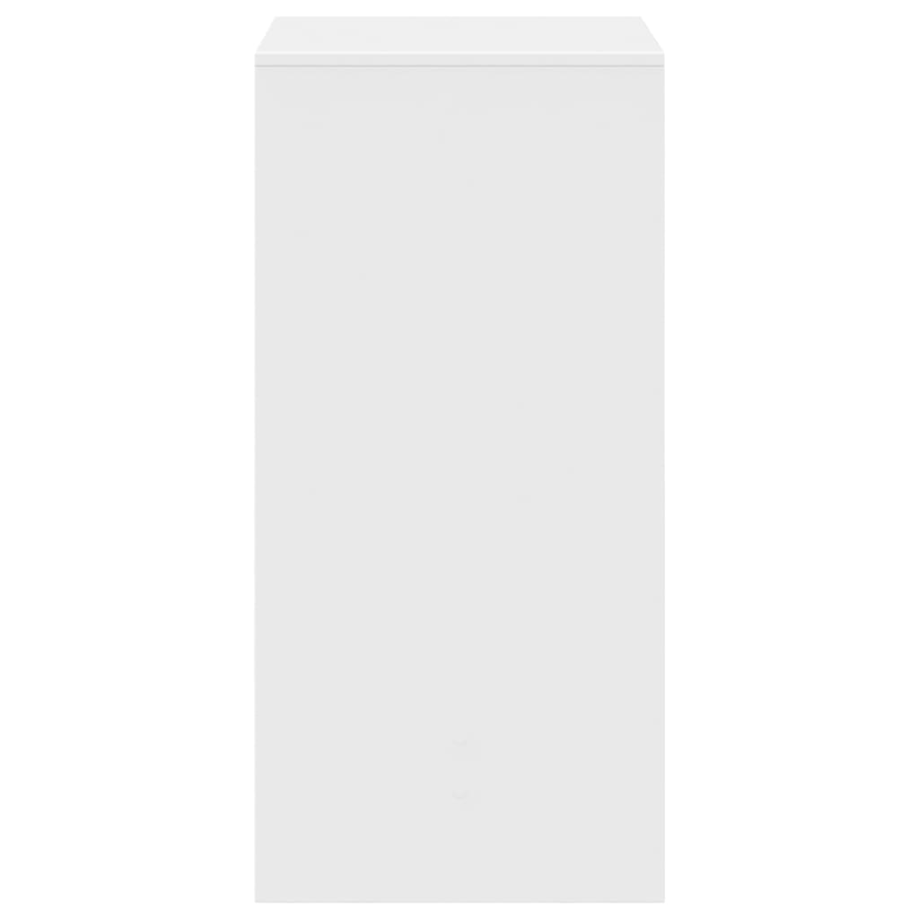 Bar Table White 51x50x103,5 cm Engineered Wood