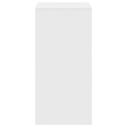 Bar Table White 51x50x103,5 cm Engineered Wood