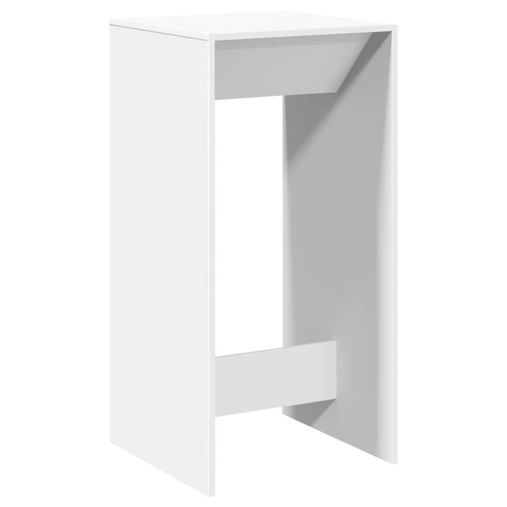 Bar Table White 51x50x103,5 cm Engineered Wood