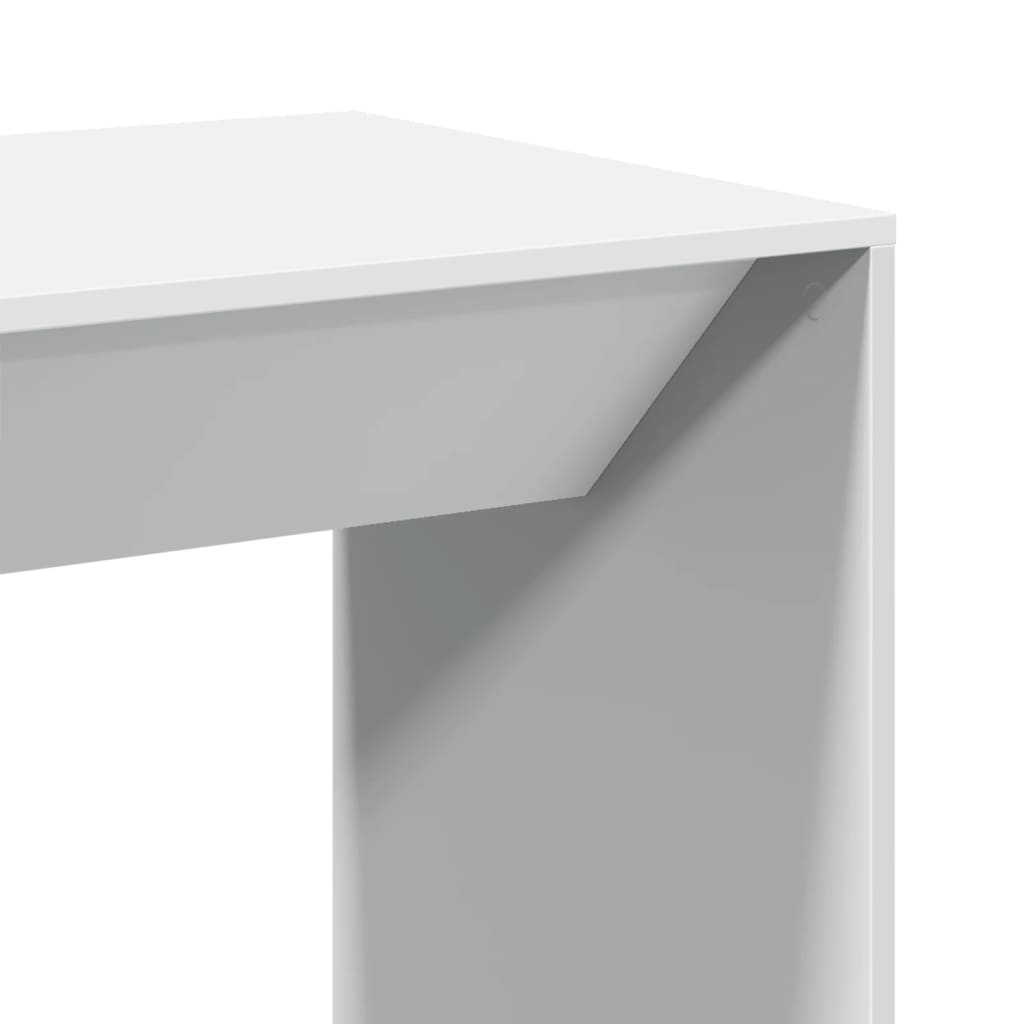 Bar Table White 51x50x103,5 cm Engineered Wood