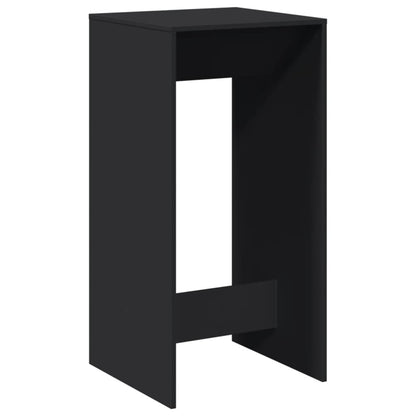 Bar Table Black 51x50x103,5 cm Engineered Wood