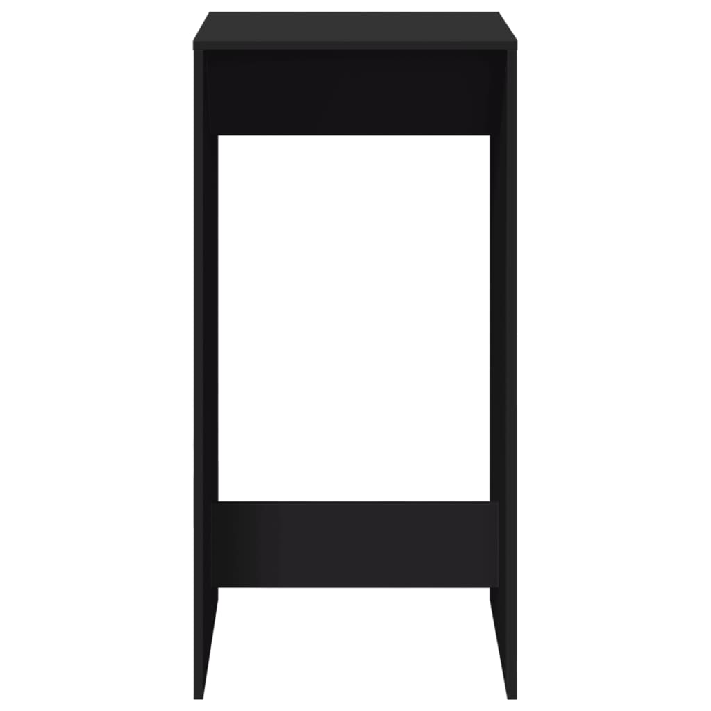 Bar Table Black 51x50x103,5 cm Engineered Wood