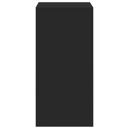 Bar Table Black 51x50x103,5 cm Engineered Wood