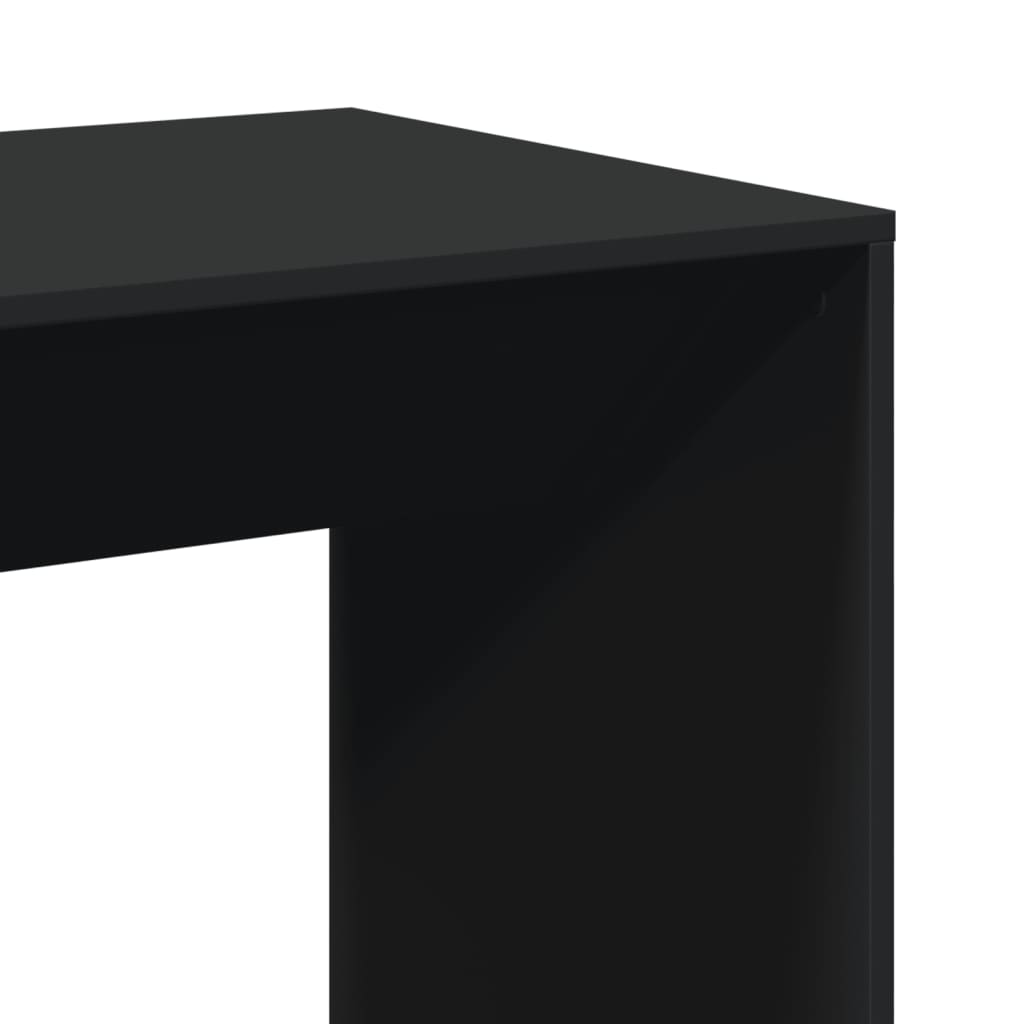 Bar Table Black 51x50x103,5 cm Engineered Wood