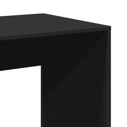 Bar Table Black 51x50x103,5 cm Engineered Wood