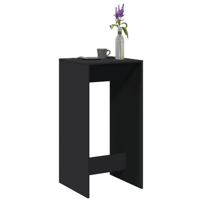 Bar Table Black 51x50x103,5 cm Engineered Wood