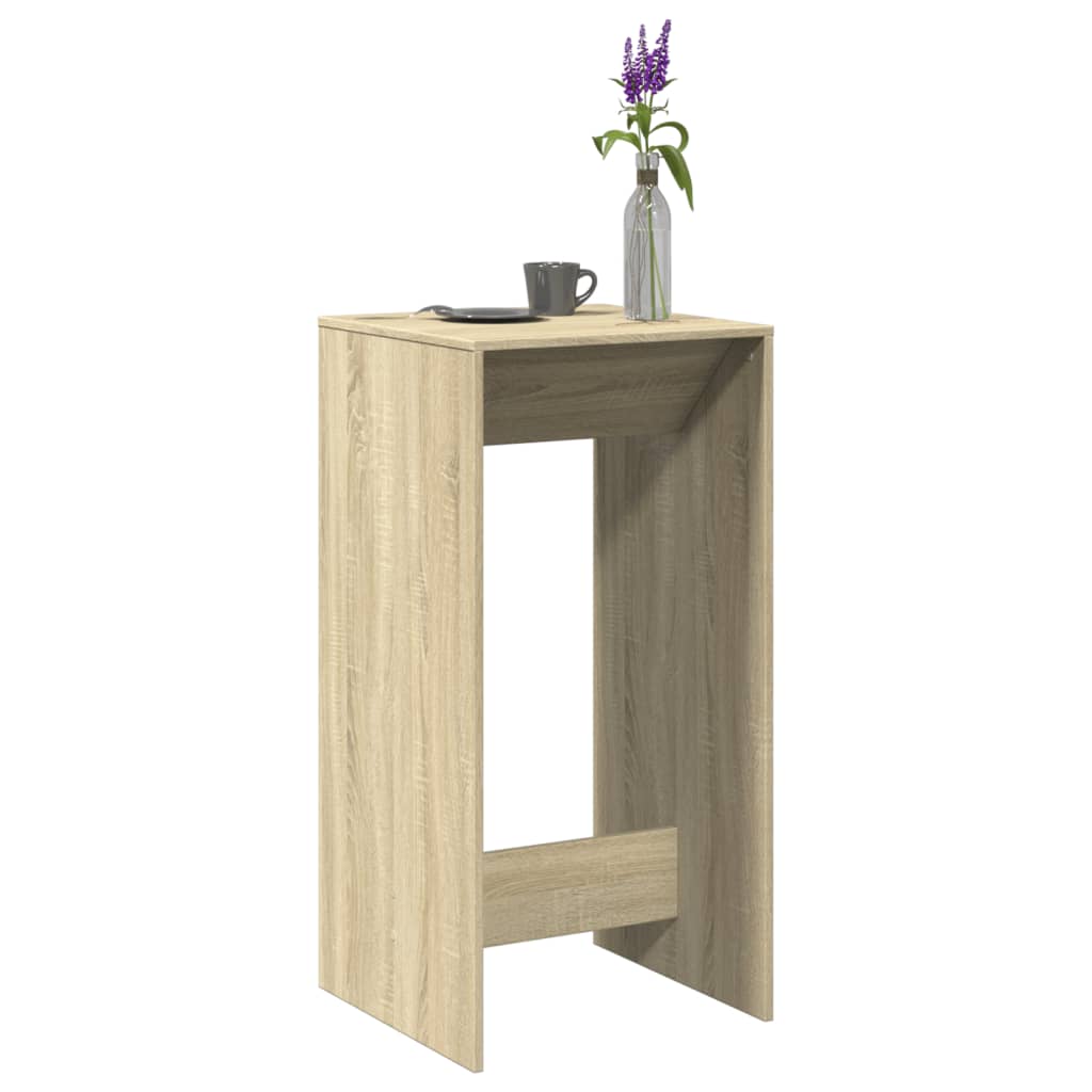 Bar Table Sonoma Oak 51x50x103,5 cm Engineered Wood