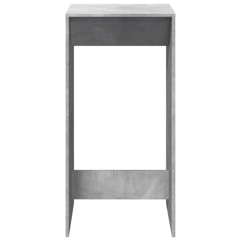 Bar Table Concrete Grey 51x50x103,5 cm Engineered Wood