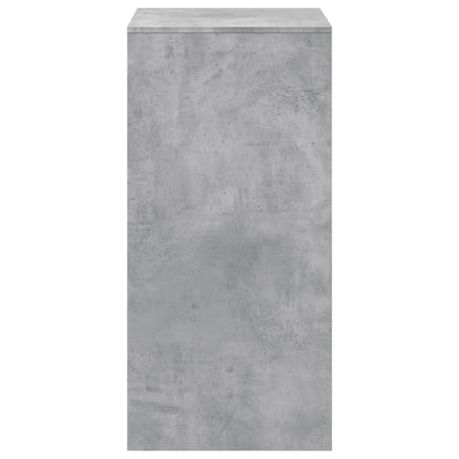 Bar Table Concrete Grey 51x50x103,5 cm Engineered Wood