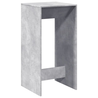 Bar Table Concrete Grey 51x50x103,5 cm Engineered Wood