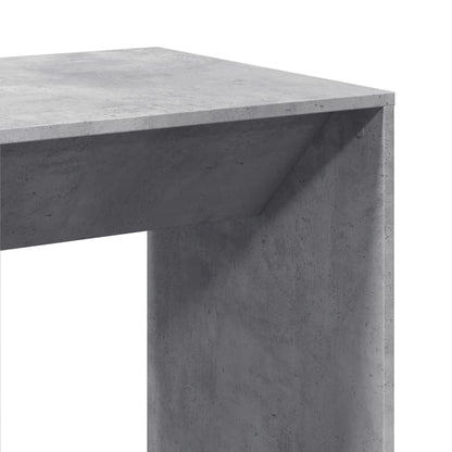 Bar Table Concrete Grey 51x50x103,5 cm Engineered Wood