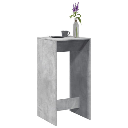 Bar Table Concrete Grey 51x50x103,5 cm Engineered Wood
