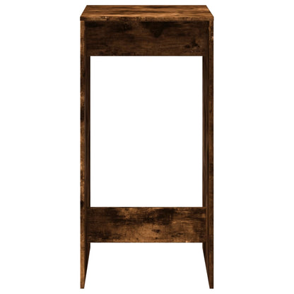 Bar Table Smoked Oak 51x50x103,5 cm Engineered Wood