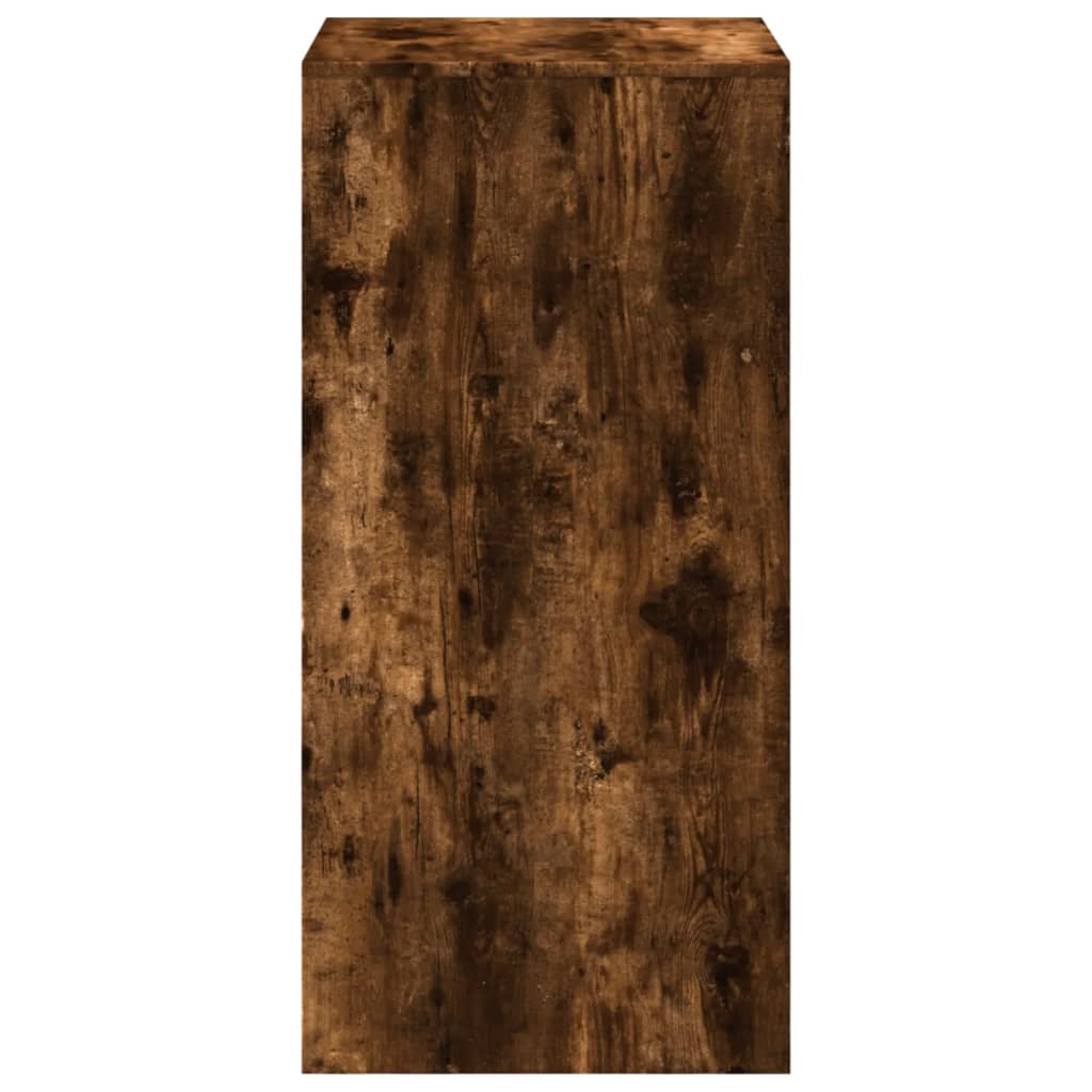 Bar Table Smoked Oak 51x50x103,5 cm Engineered Wood