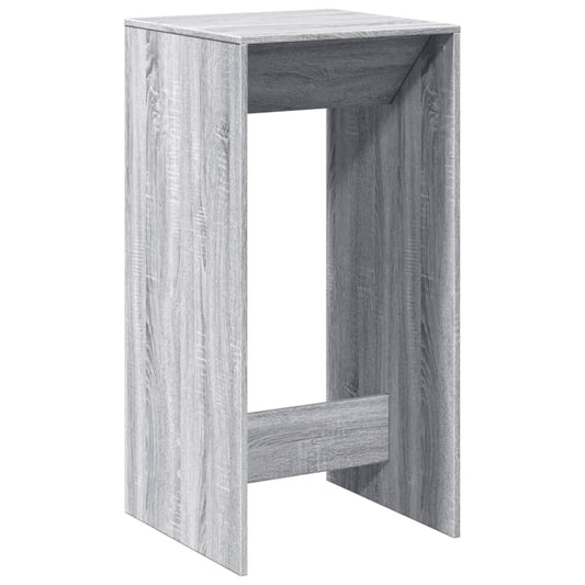 Bar Table Grey Sonoma 51x50x103,5 cm Engineered Wood
