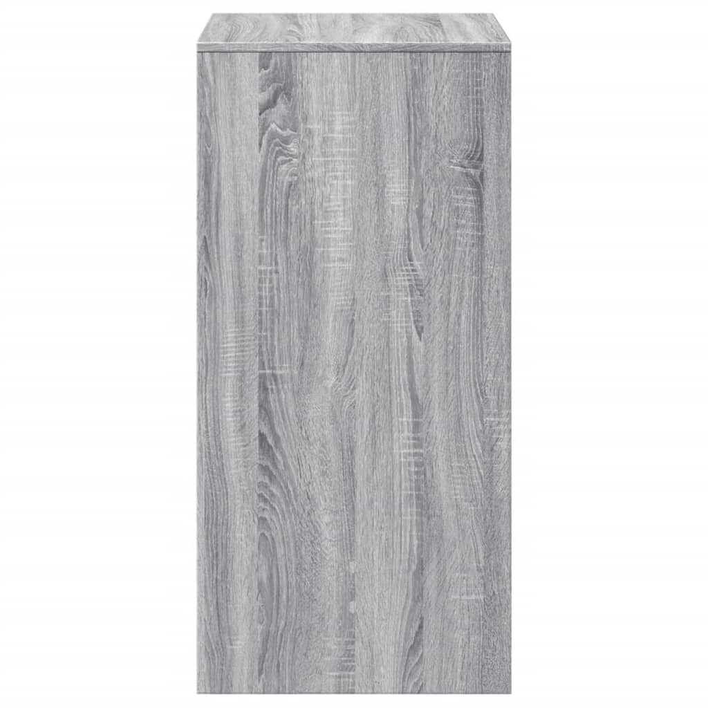Bar Table Grey Sonoma 51x50x103,5 cm Engineered Wood