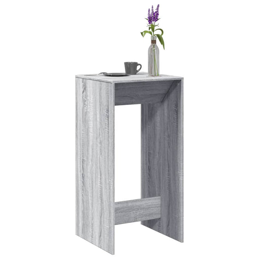 Bar Table Grey Sonoma 51x50x103,5 cm Engineered Wood