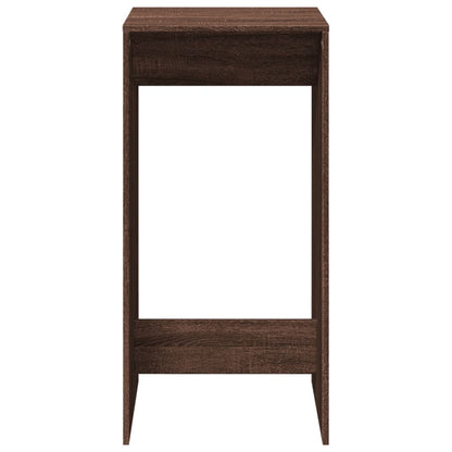 Bar Table Brown Oak 51x50x103,5 cm Engineered Wood