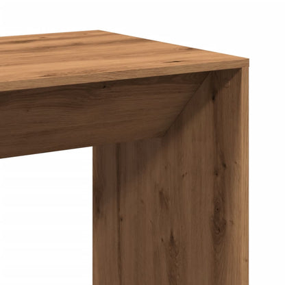 Bar Table Artisan Oak 51x50x103,5 cm Engineered Wood