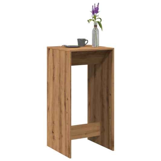 Bar Table Artisan Oak 51x50x103,5 cm Engineered Wood