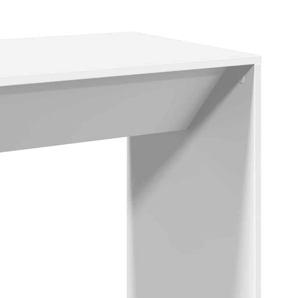 Bar Table White 102x50x103,5 cm Engineered Wood
