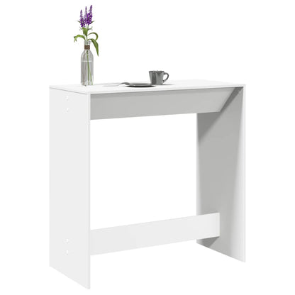 Bar Table White 102x50x103,5 cm Engineered Wood