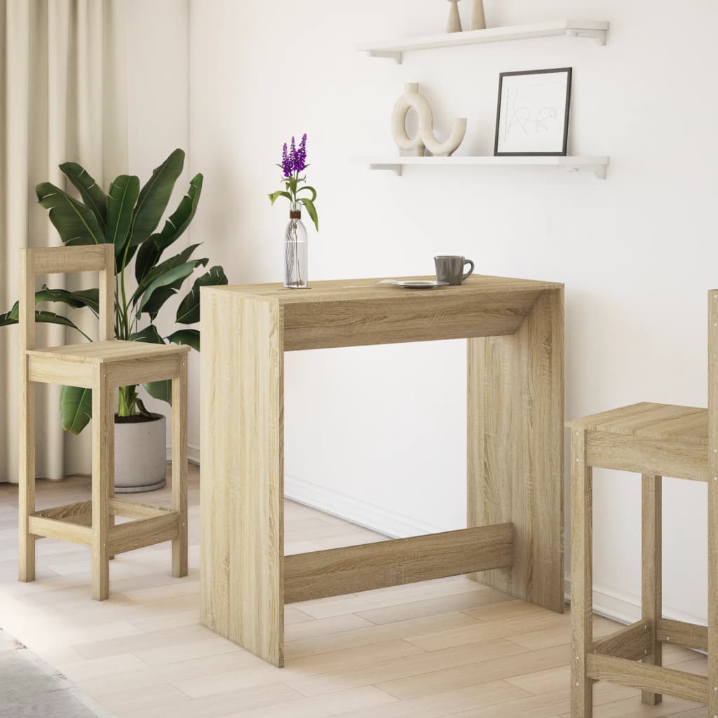 Bar Table Sonoma Oak 102x50x103,5 cm Engineered Wood