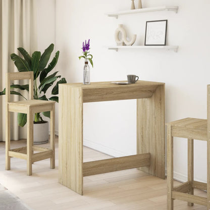 Bar Table Sonoma Oak 102x50x103,5 cm Engineered Wood
