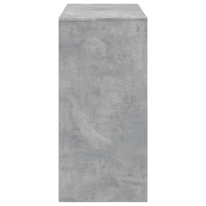Bar Table Concrete Grey 102x50x103,5 cm Engineered Wood