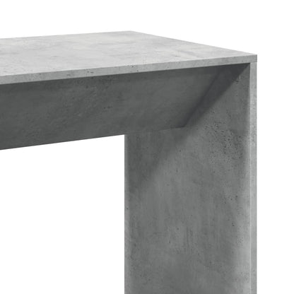 Bar Table Concrete Grey 102x50x103,5 cm Engineered Wood