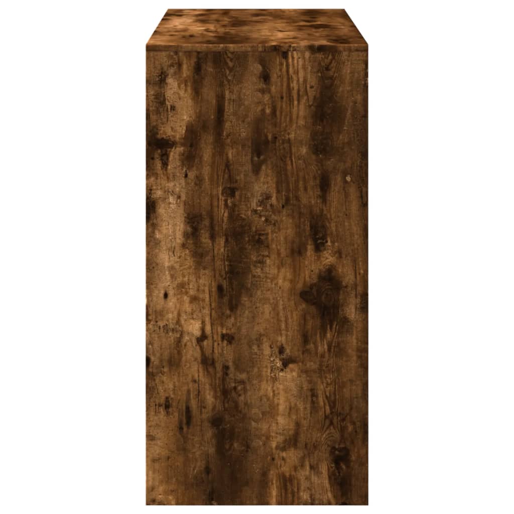 Bar Table Smoked Oak 102x50x103,5 cm Engineered Wood
