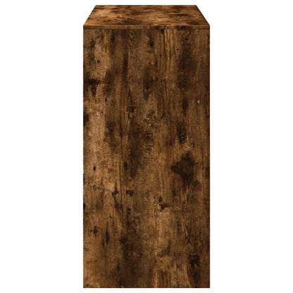 Bar Table Smoked Oak 102x50x103,5 cm Engineered Wood