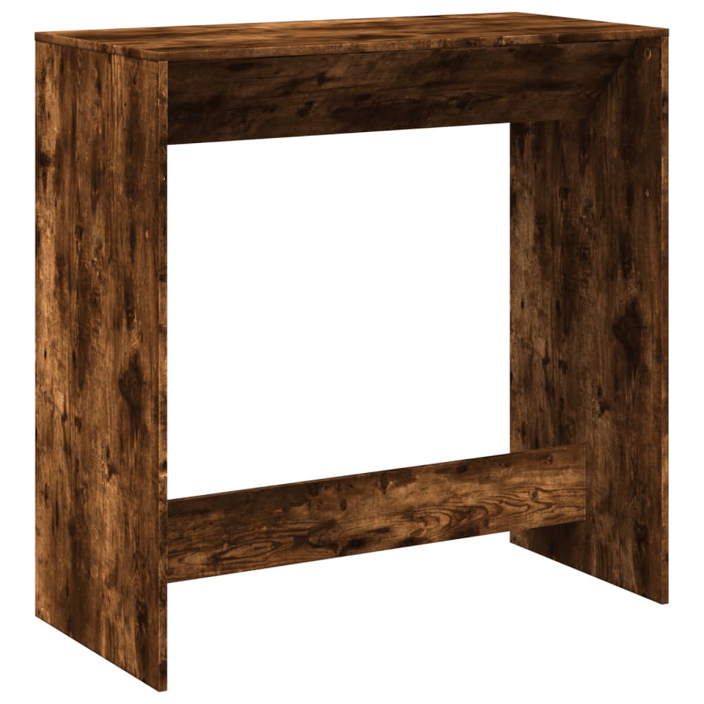 Bar Table Smoked Oak 102x50x103,5 cm Engineered Wood