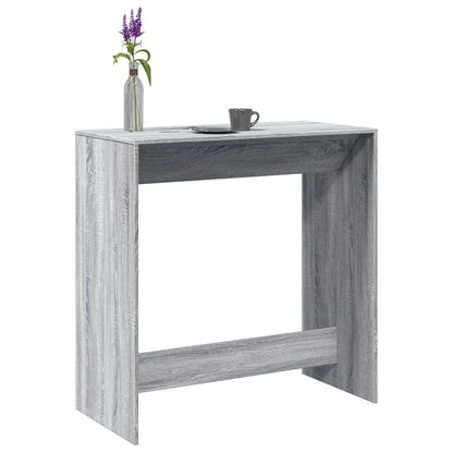 Bar Table Grey Sonoma 102x50x103,5 cm Engineered Wood