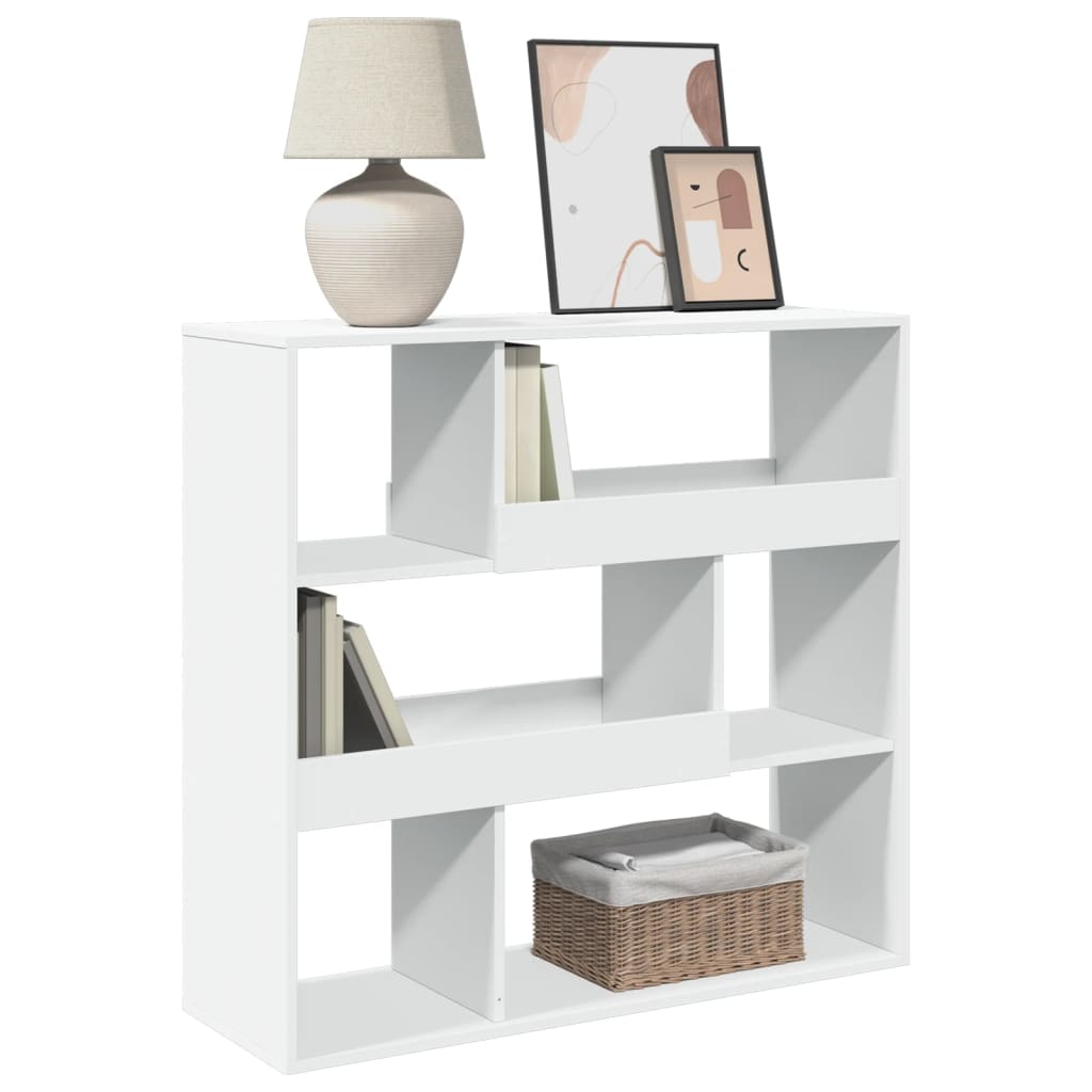 Book Cabinet/Room Divider White 100x33x94,5 cm