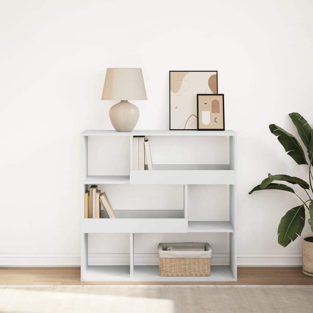 Book Cabinet/Room Divider White 100x33x94,5 cm