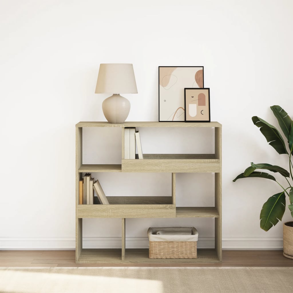 Book Cabinet/Room Divider Sonoma Oak 100x33x94,5 cm