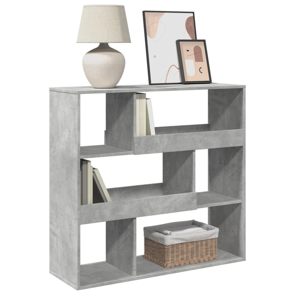 Book Cabinet/Room Divider Concrete Grey 100x33x94,5 cm