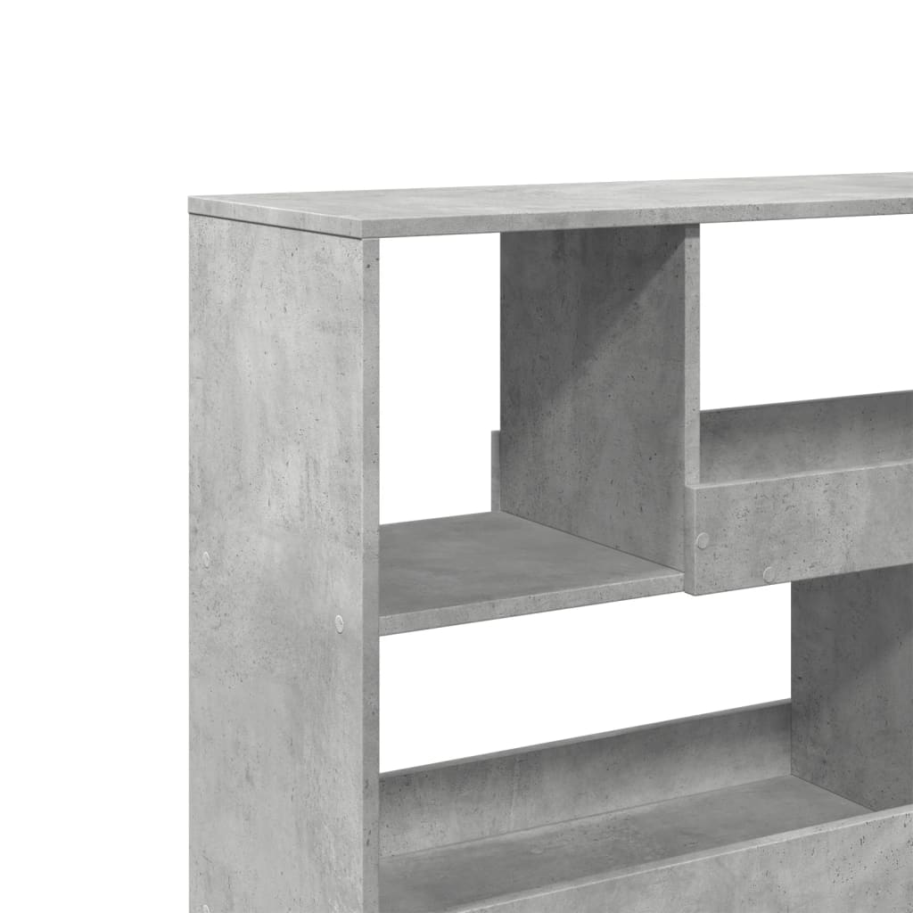 Book Cabinet/Room Divider Concrete Grey 100x33x94,5 cm