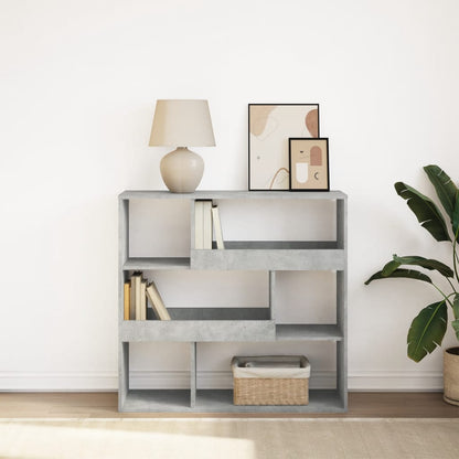 Book Cabinet/Room Divider Concrete Grey 100x33x94,5 cm